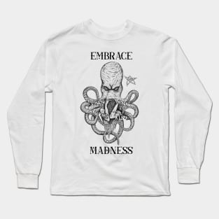 Madness Awakens: Descending into the Cthulhu's Grip Long Sleeve T-Shirt